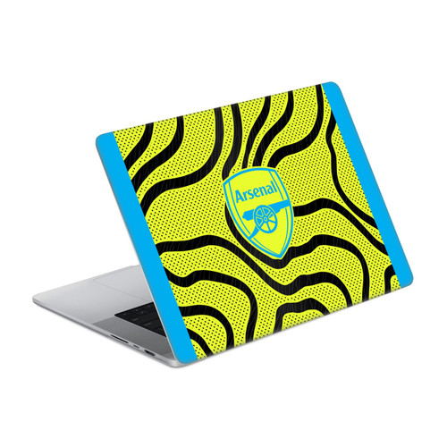 Arsenal FC 2023/24 Crest Kit Away Vinyl Sticker Skin Decal Cover for Apple MacBook Pro 16" A2485 / A3428 / A3429