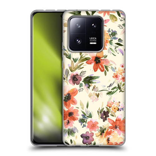 Ninola Spring Floral Painterly Flowers Soft Gel Case for Xiaomi 13 Pro 5G