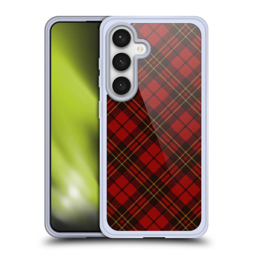 PLdesign Christmas Red Tartan Soft Gel Case for Samsung Galaxy S24 5G