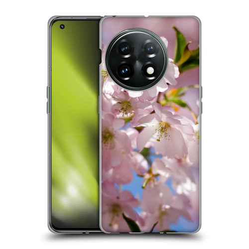 PLdesign Flowers And Leaves Spring Blossom Soft Gel Case for OnePlus 11 5G
