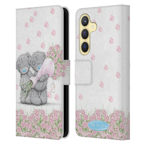 Me To You ALL About Love Pink Roses Leather Book Wallet Case Cover For Samsung Galaxy S24 5G
