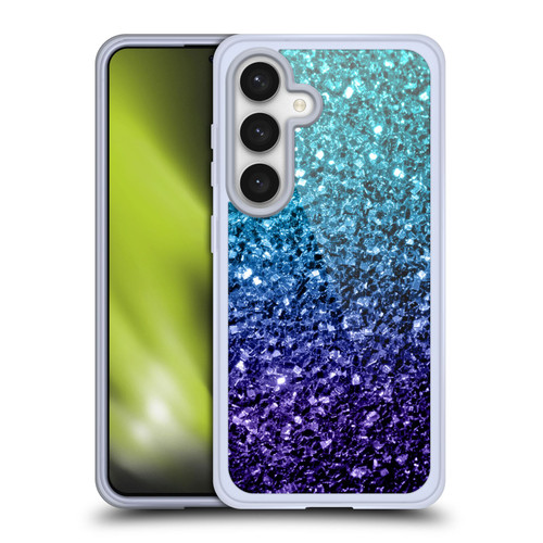 PLdesign Glitter Sparkles Aqua Blue Soft Gel Case for Samsung Galaxy S24 5G