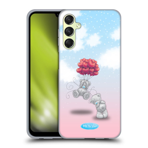 Me To You Classic Tatty Teddy Heart Balloons Soft Gel Case for Samsung Galaxy A24 4G / M34 5G