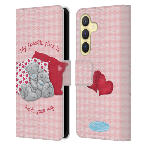 Me To You Classic Tatty Teddy Hug Leather Book Wallet Case Cover For Samsung Galaxy S24 5G
