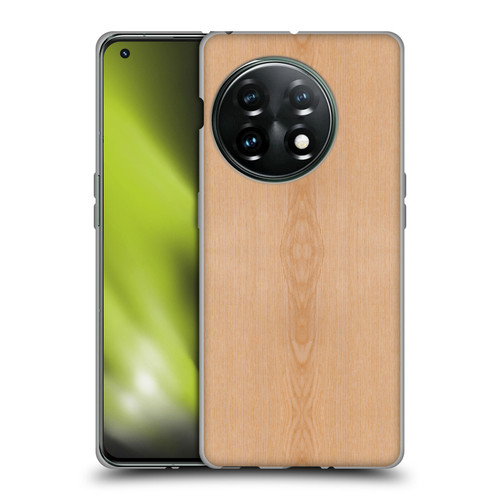 PLdesign Wood And Rust Prints Light Brown Grain Soft Gel Case for OnePlus 11 5G