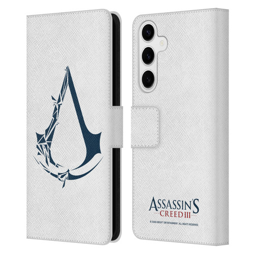 Assassin's Creed III Logos Geometric Leather Book Wallet Case Cover For Samsung Galaxy S24+ 5G