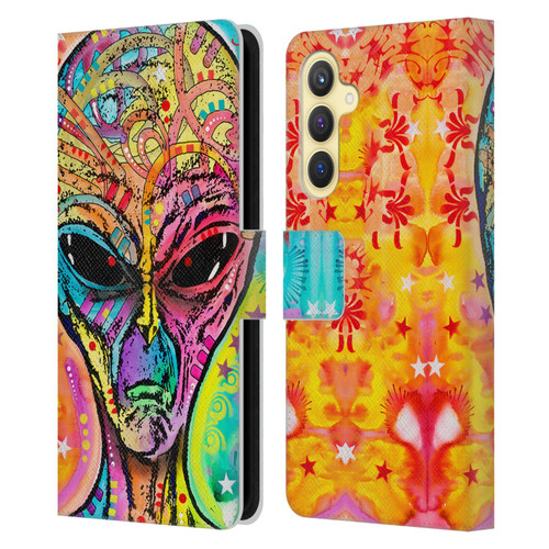 Dean Russo Pop Culture Alien Leather Book Wallet Case Cover For Samsung Galaxy S23 FE 5G