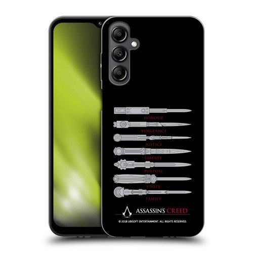 Assassin's Creed Legacy Typography Blades Soft Gel Case for Samsung Galaxy M14 5G
