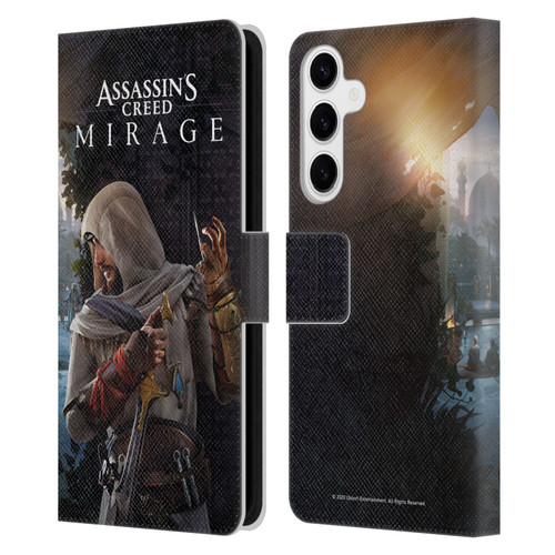 Assassin's Creed Mirage Graphics Basim Poster Leather Book Wallet Case Cover For Samsung Galaxy S24+ 5G