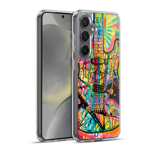 Dean Russo Pop Culture Guitar Soft Gel Case for Samsung Galaxy S24+ 5G & MagSafe