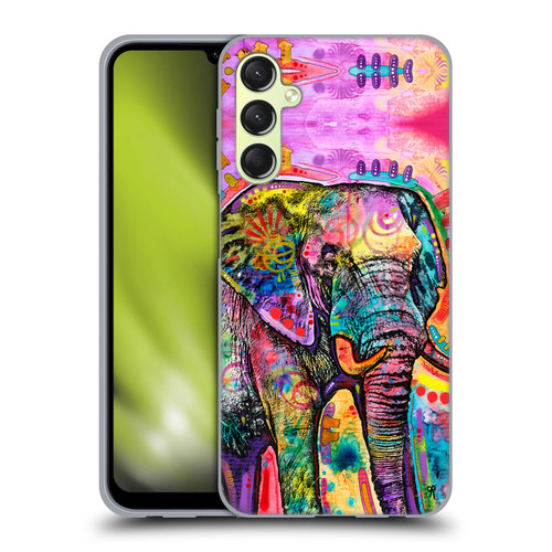 Dean Russo Wildlife 2 Elephant Soft Gel Case for Samsung Galaxy A24 4G / M34 5G