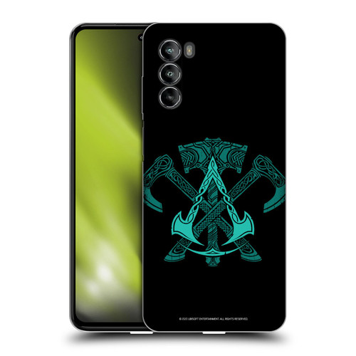 Assassin's Creed Valhalla Symbols And Patterns ACV Weapons Soft Gel Case for Motorola Moto G82 5G