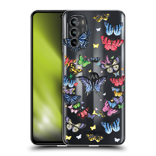 Nene Thomas Art Butterfly Pattern Soft Gel Case for Motorola Moto G82 5G