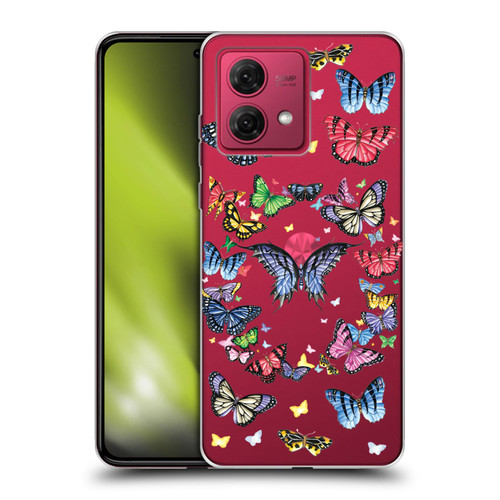 Nene Thomas Art Butterfly Pattern Soft Gel Case for Motorola Moto G84 5G