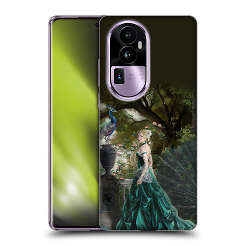 Nene Thomas Art Peacock & Princess In Emerald Soft Gel Case for OPPO Reno10 Pro+