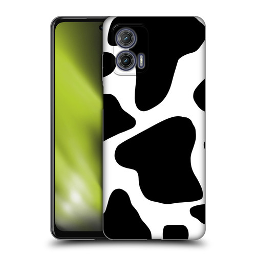 Grace Illustration Animal Prints Cow Soft Gel Case for Motorola Moto G73 5G