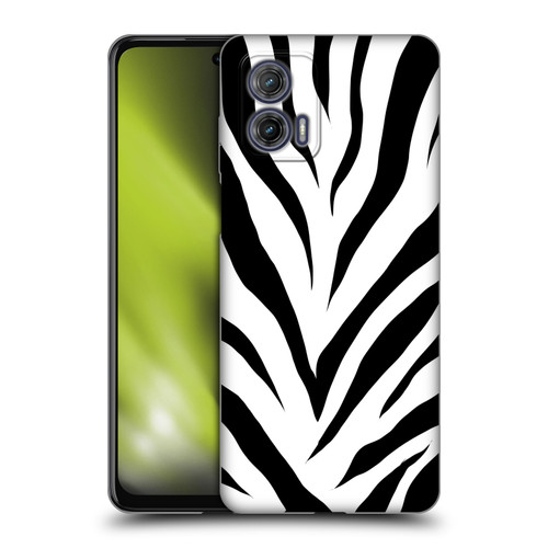 Grace Illustration Animal Prints Zebra Soft Gel Case for Motorola Moto G73 5G