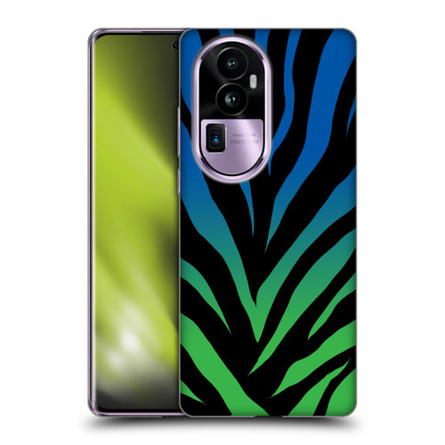 Grace Illustration Animal Prints Ombré Zebra Soft Gel Case for OPPO Reno10 Pro+