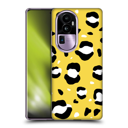 Grace Illustration Animal Prints Yellow Leopard Soft Gel Case for OPPO Reno10 Pro+