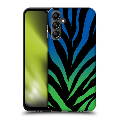 Grace Illustration Animal Prints Ombré Zebra Soft Gel Case for Samsung Galaxy M14 5G