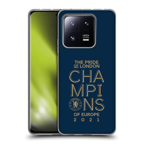 Chelsea Football Club 2021 Champions The Pride Of London Soft Gel Case for Xiaomi 13 Pro 5G