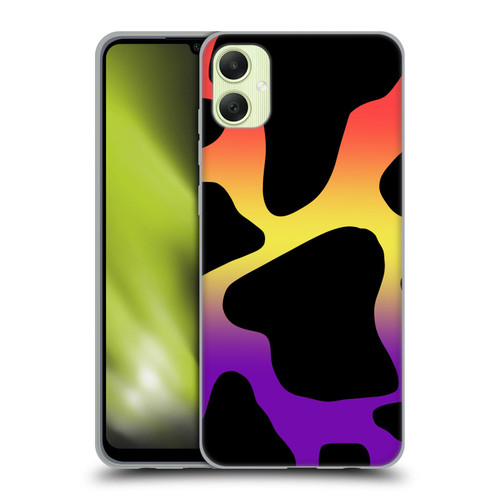 Grace Illustration Cow Prints Sunset Soft Gel Case for Samsung Galaxy A05