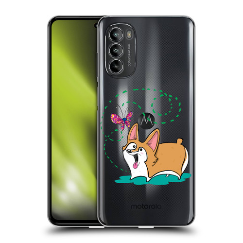 Grace Illustration Dogs Corgi Soft Gel Case for Motorola Moto G82 5G