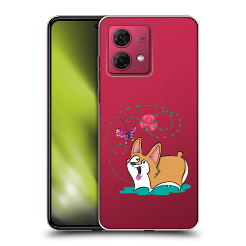 Grace Illustration Dogs Corgi Soft Gel Case for Motorola Moto G84 5G