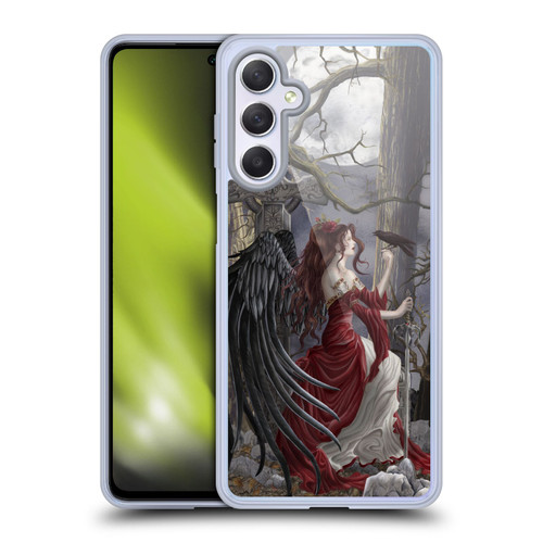 Nene Thomas Deep Forest Dark Angel Fairy With Raven Soft Gel Case for Samsung Galaxy M54 5G