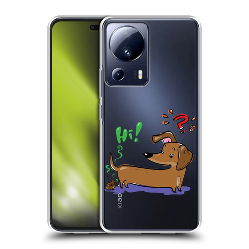 Grace Illustration Dogs Dachshund Soft Gel Case for Xiaomi 13 Lite 5G