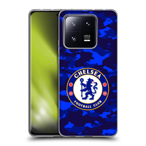 Chelsea Football Club Crest Camouflage Soft Gel Case for Xiaomi 13 Pro 5G