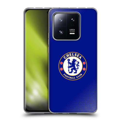 Chelsea Football Club Crest Halftone Soft Gel Case for Xiaomi 13 Pro 5G
