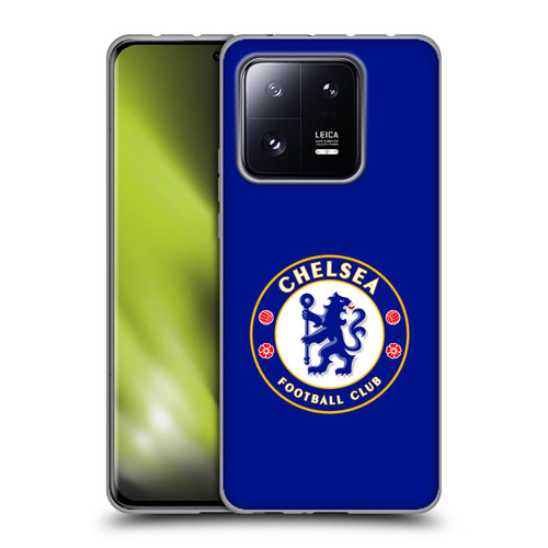 Chelsea Football Club Crest Plain Blue Soft Gel Case for Xiaomi 13 Pro 5G