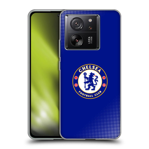 Chelsea Football Club Crest Halftone Soft Gel Case for Xiaomi 13T 5G / 13T Pro 5G