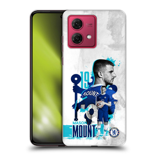Chelsea Football Club 2022/23 First Team Mason Mount Soft Gel Case for Motorola Moto G84 5G