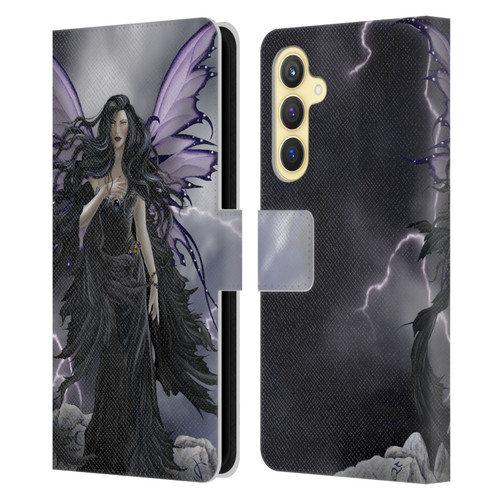 Nene Thomas Gothic Storm Fairy With Lightning Leather Book Wallet Case Cover For Samsung Galaxy S23 FE 5G