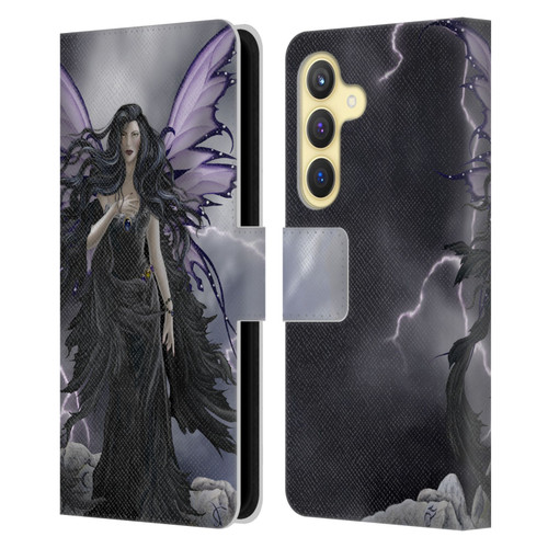 Nene Thomas Gothic Storm Fairy With Lightning Leather Book Wallet Case Cover For Samsung Galaxy S24 5G