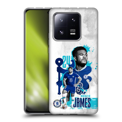 Chelsea Football Club 2022/23 First Team Reece James Soft Gel Case for Xiaomi 13 Pro 5G
