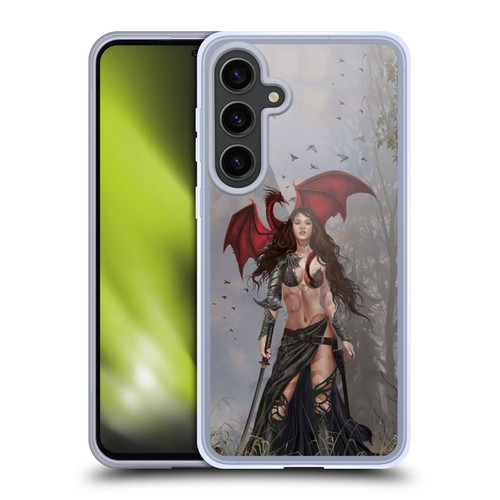 Nene Thomas Gothic Dragon Witch Warrior Sword Soft Gel Case for Samsung Galaxy S24+ 5G
