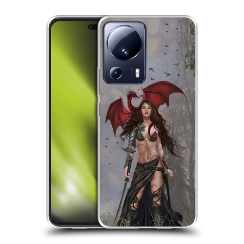 Nene Thomas Gothic Dragon Witch Warrior Sword Soft Gel Case for Xiaomi 13 Lite 5G
