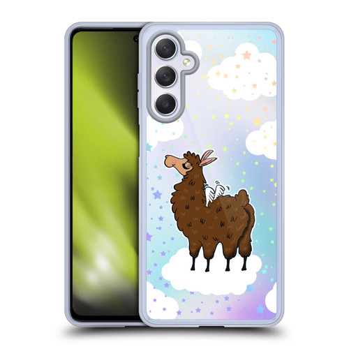 Grace Illustration Llama Pegasus Soft Gel Case for Samsung Galaxy M54 5G