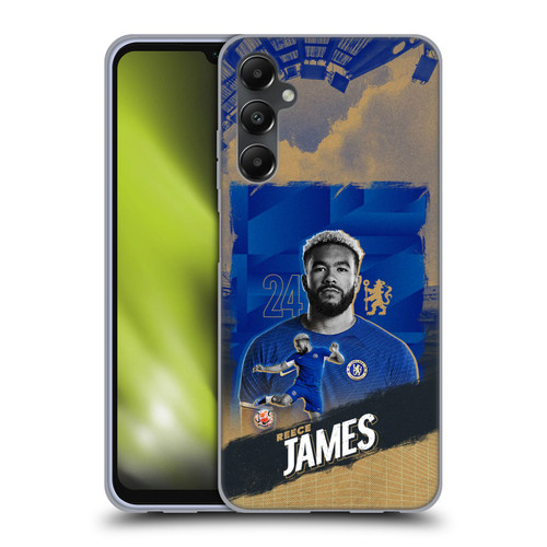 Chelsea Football Club 2023/24 First Team Reece James Soft Gel Case for Samsung Galaxy A05s