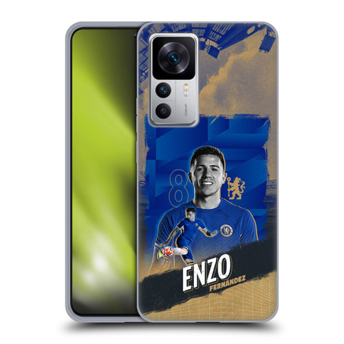 Chelsea Football Club 2023/24 First Team Enzo Fernández Soft Gel Case for Xiaomi 12T 5G / 12T Pro 5G / Redmi K50 Ultra 5G