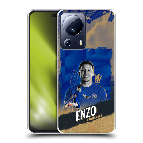 Chelsea Football Club 2023/24 First Team Enzo Fernández Soft Gel Case for Xiaomi 13 Lite 5G
