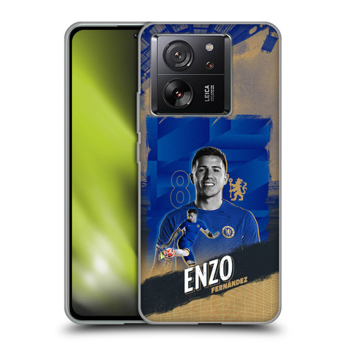 Chelsea Football Club 2023/24 First Team Enzo Fernández Soft Gel Case for Xiaomi 13T 5G / 13T Pro 5G