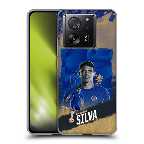 Chelsea Football Club 2023/24 First Team Thiago Silva Soft Gel Case for Xiaomi 13T 5G / 13T Pro 5G