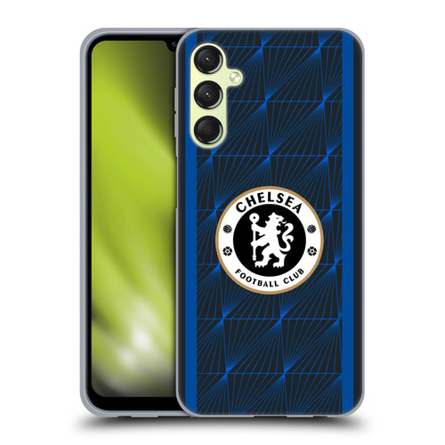Chelsea Football Club 2023/24 Kit Away Soft Gel Case for Samsung Galaxy A24 4G / M34 5G