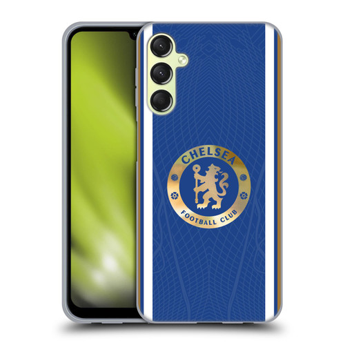 Chelsea Football Club 2023/24 Kit Home Soft Gel Case for Samsung Galaxy A24 4G / M34 5G