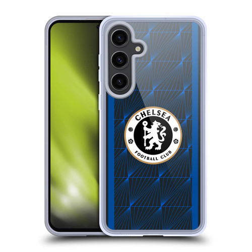 Chelsea Football Club 2023/24 Kit Away Soft Gel Case for Samsung Galaxy S24+ 5G