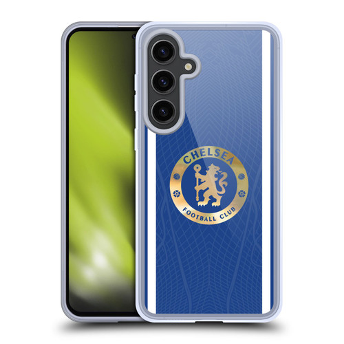 Chelsea Football Club 2023/24 Kit Home Soft Gel Case for Samsung Galaxy S24+ 5G